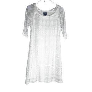 White Lace Dress 12p